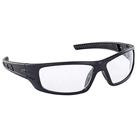 Sas Safety SAS Safety SAS-5510-01 VX9 Safety Glasses with Clear Lens; Black SAS-5510-01